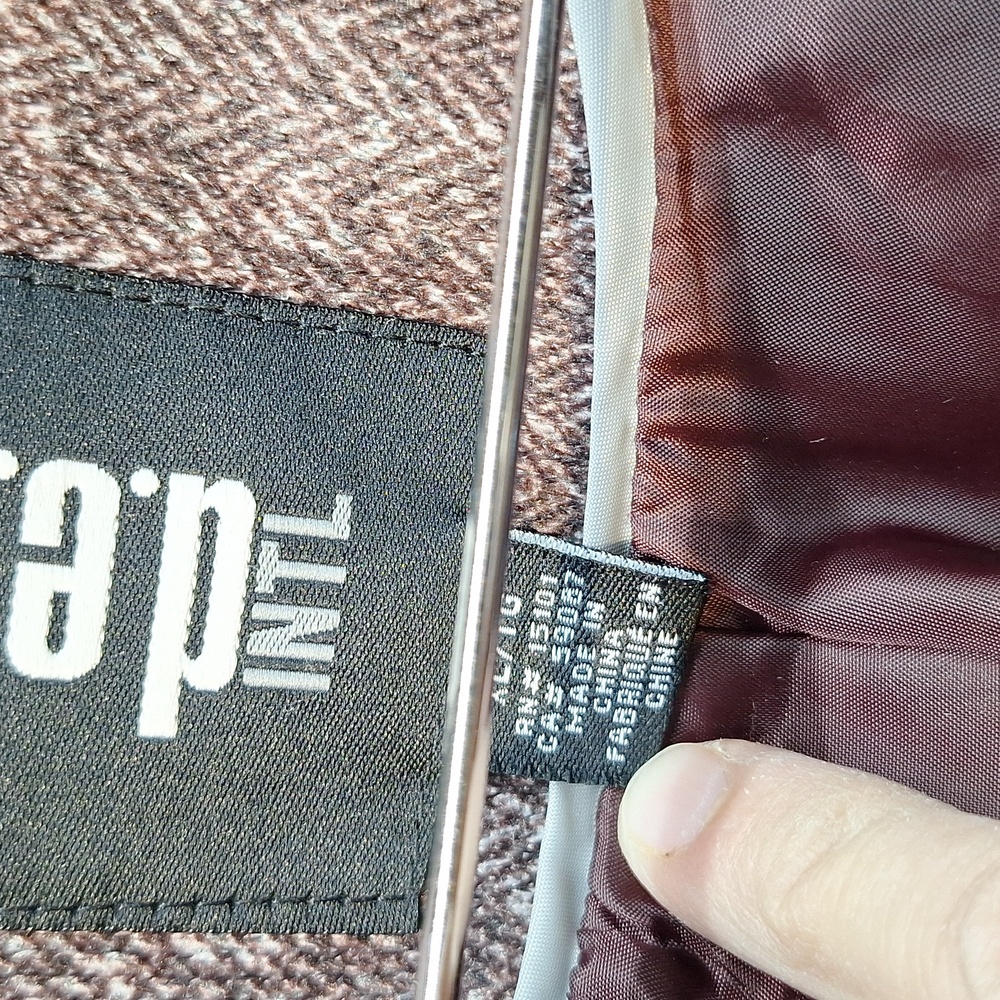 Tail Brown Herringbone Patterned Apparel - image 3